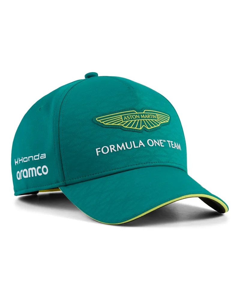 Puma x ASTON MARTIN ARAMCO F1® TEAM Replica Team Baseball-Cap, Accessoires, Grün Grün