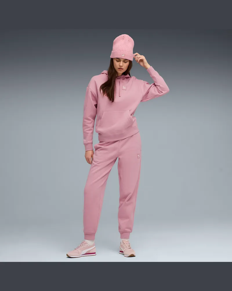 Puma Loungewear Fleece Jogginganzug Damen, Kleidung, Rosa Rosa