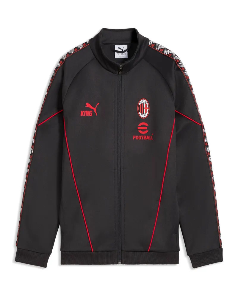 Puma AC Milan KING Anthem Slim Jacke Teenager, Accessoires, Grau Grau