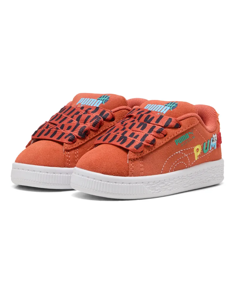 Puma Suede XL Sporty Cats Sneakers Baby, Accessoires Orange