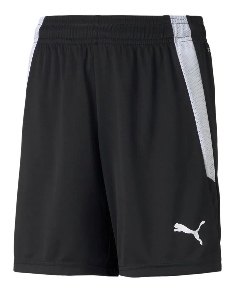 Puma teamLIGA Fußballshorts Teenager, Kleidung, Schwarz Schwarz