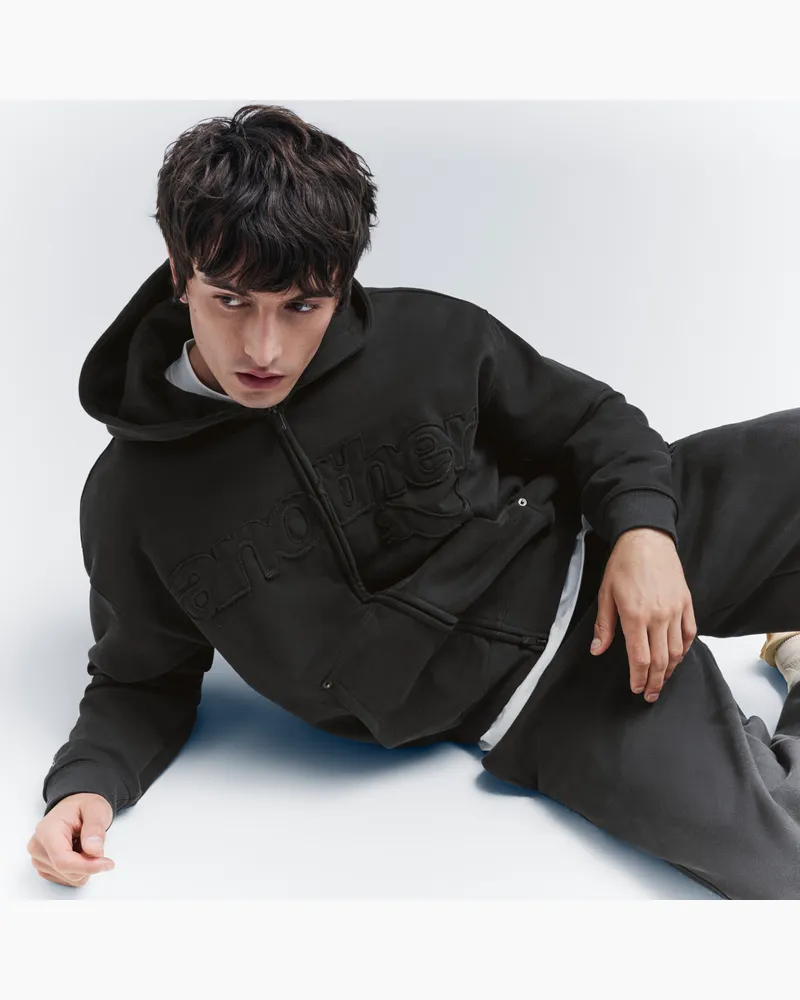 Puma x ANOTHER COTTON LAB Kapuzenjacke Unisex, Accessoires, Schwarz Schwarz