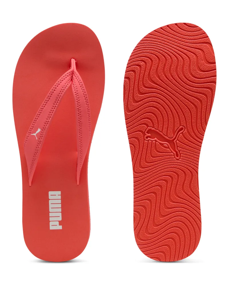 Puma Sandy Flip-Flops Damen, Schuhe, Rot Rot