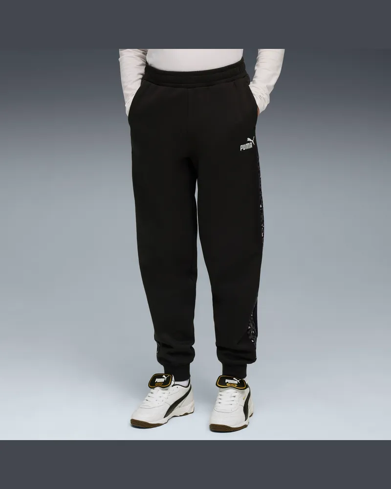 Puma Essentials Graphic Animal High-Waist-Jogginghose Teenager, Kleidung, Schwarz Schwarz