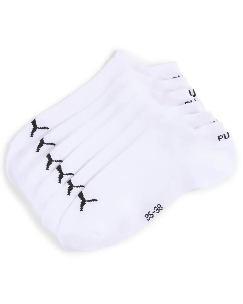 Puma Sneaker-Socken Unisex (6er-Pack), Kleidung, Weiß Weiß