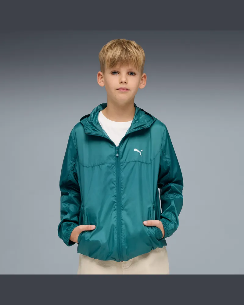 Puma Essentials Regular Windjacke Teenager, Kleidung, GrÃ¼n Grã¼n