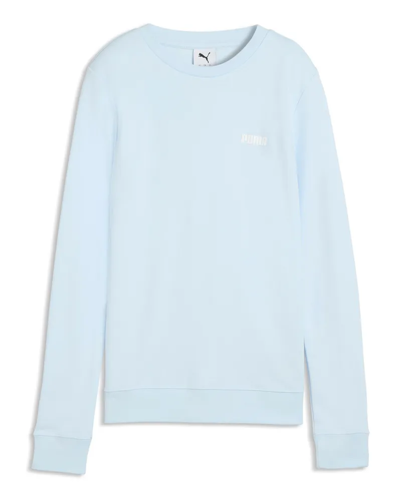 Puma Essentials Small Logo Sweatshirt Damen, Kleidung, Blau Blau