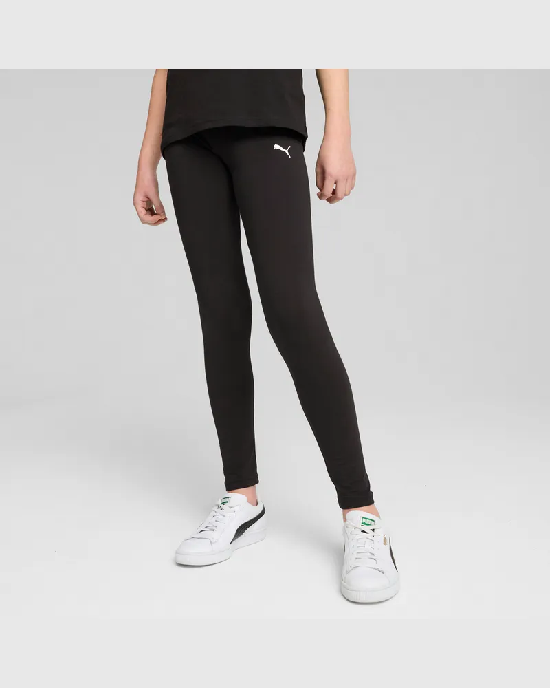 Puma ESS Leggings Teenager, Kleidung, Schwarz Schwarz