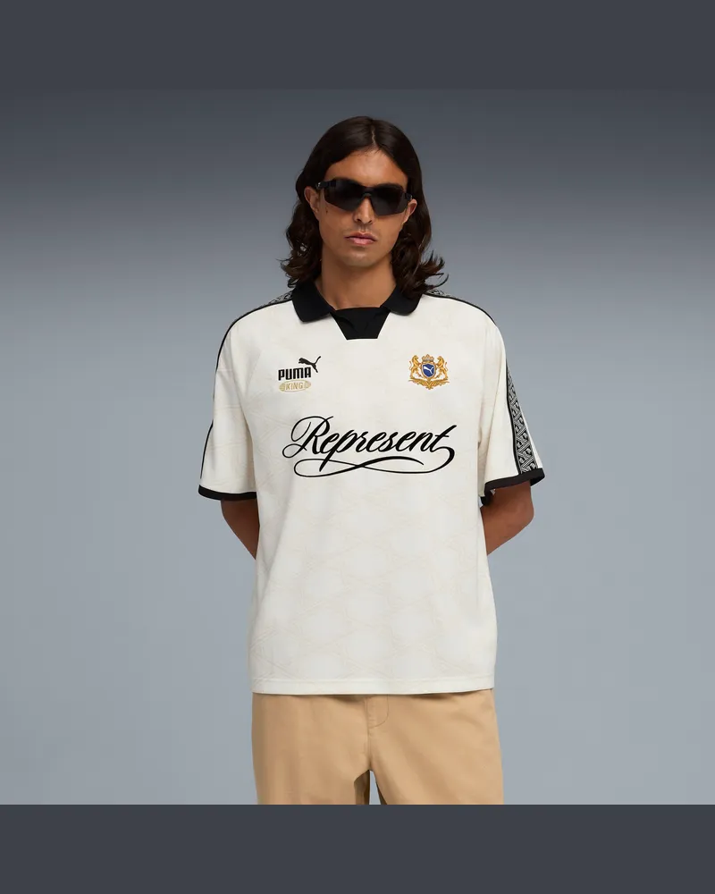 Puma x REPRESENT KING Trikot Herren, Kleidung, Weiß Weiß