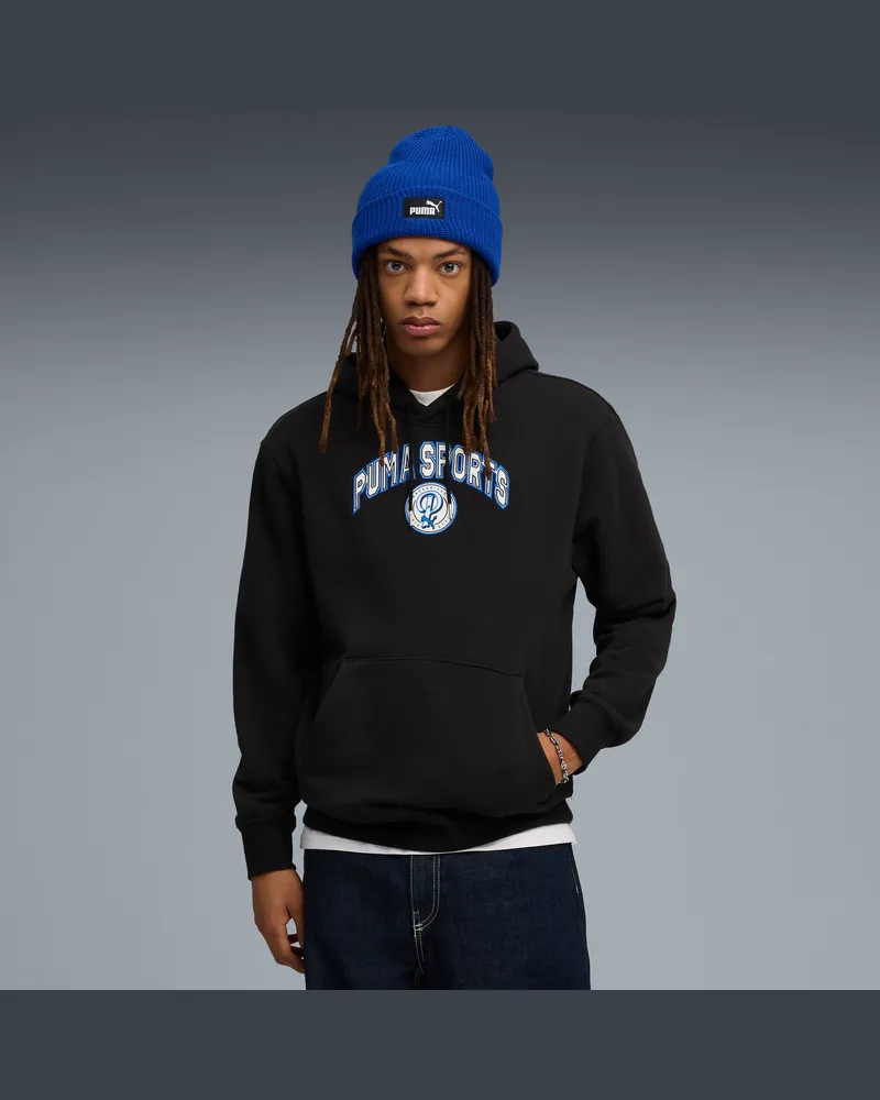 Puma Wardrobe Essentials Sports Legacy Hoodie Herren, Accessoires, Schwarz Schwarz