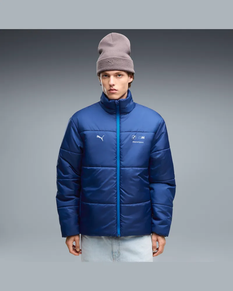 Puma BMW M Motorsport Essentials Steppjacke Herren, Kleidung, Blau Blau