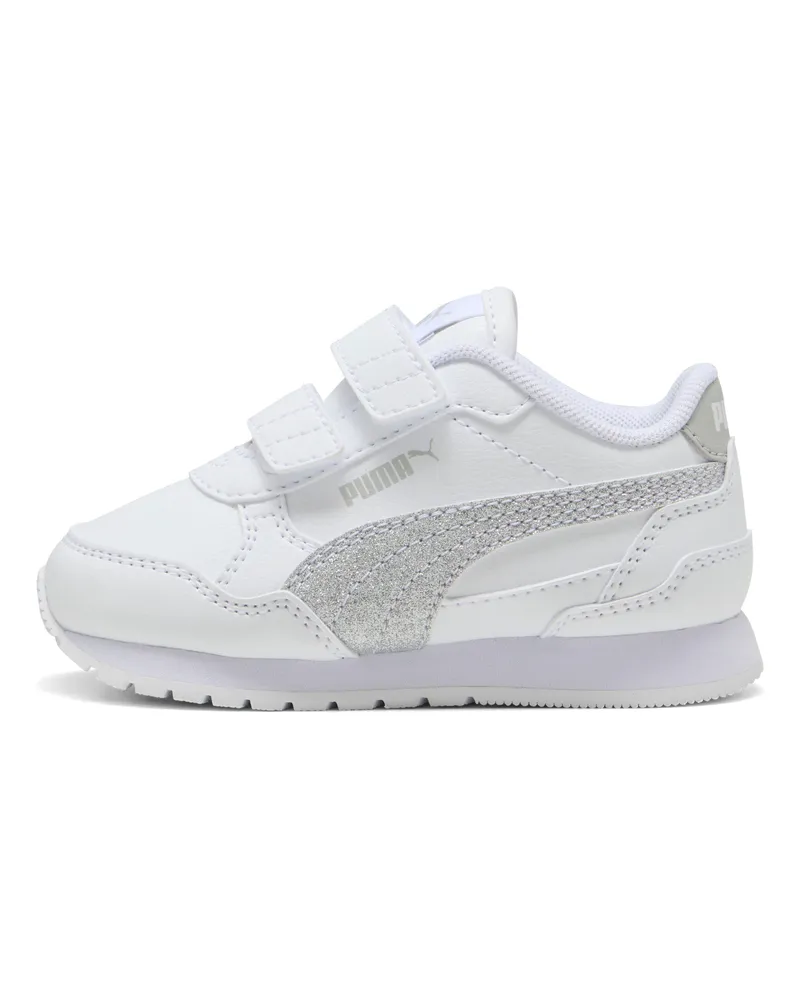 Puma ST Runner v4 Glitter Sneakers Kinder, Schuhe, Weiß Weiß