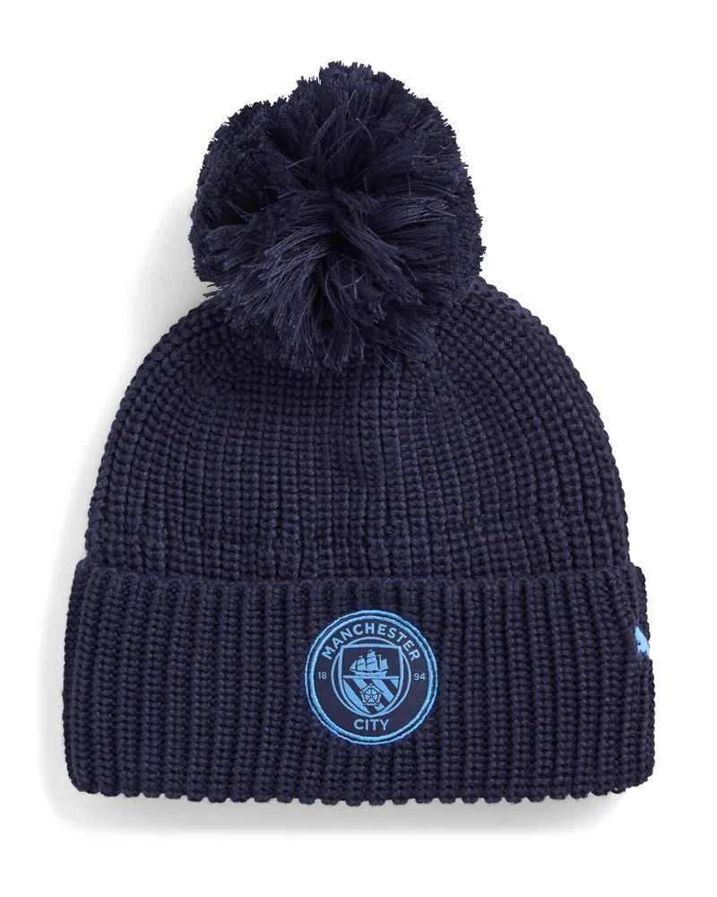 Puma Manchester City Essentials Beanie Teenager, Accessoires, Blau Blau