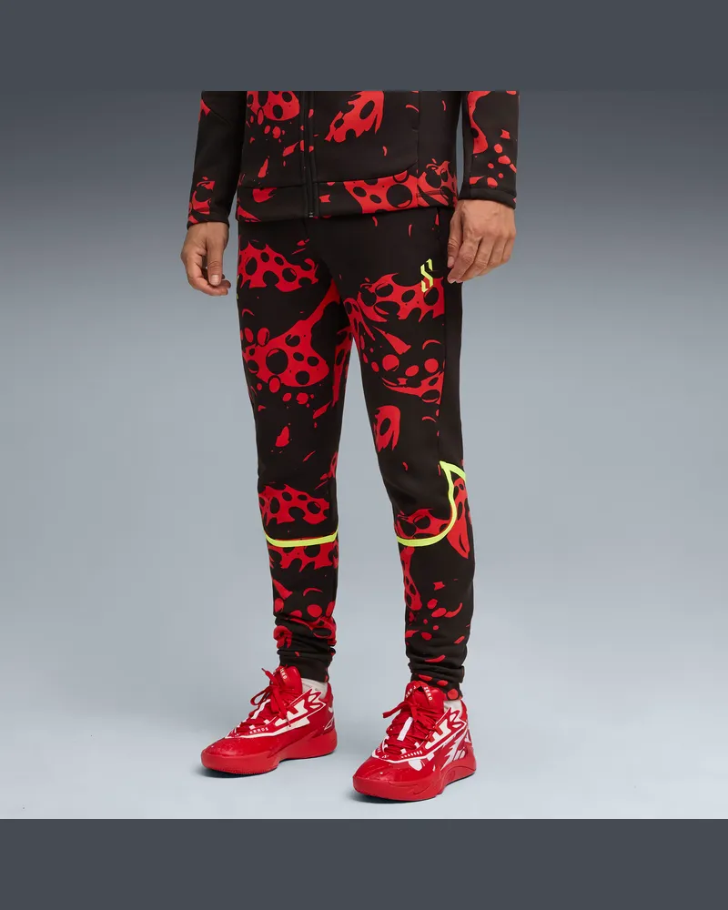 Puma Scoot Lab Evostripe Cross Hose Herren, Kleidung, Rot Rot