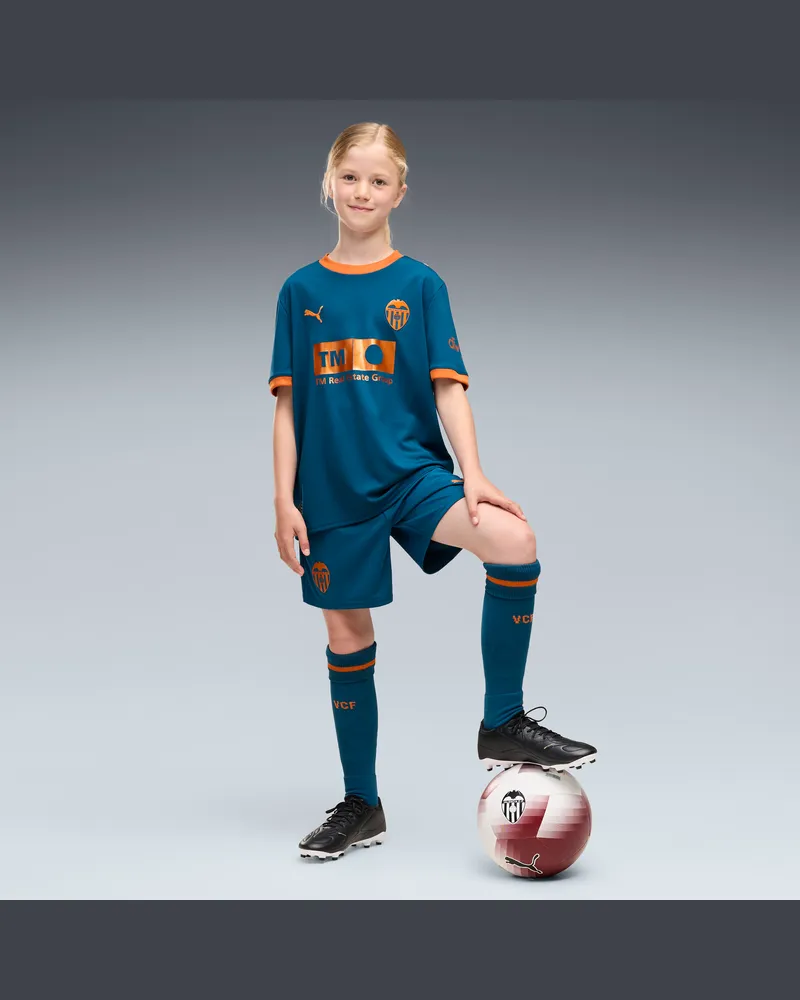 Puma Valencia CF 26/27 Shorts Teenager, Kleidung, Blau Blau
