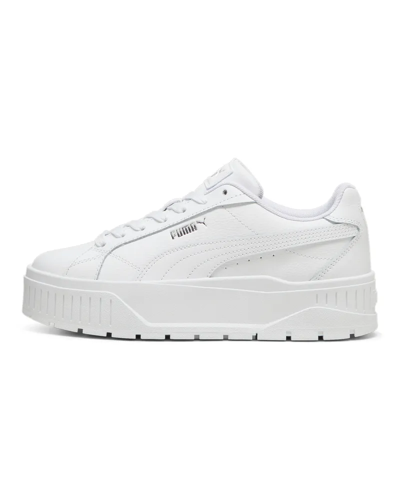 Puma Karmen II Leather Sneakers Damen, Schuhe, Weiß Weiß
