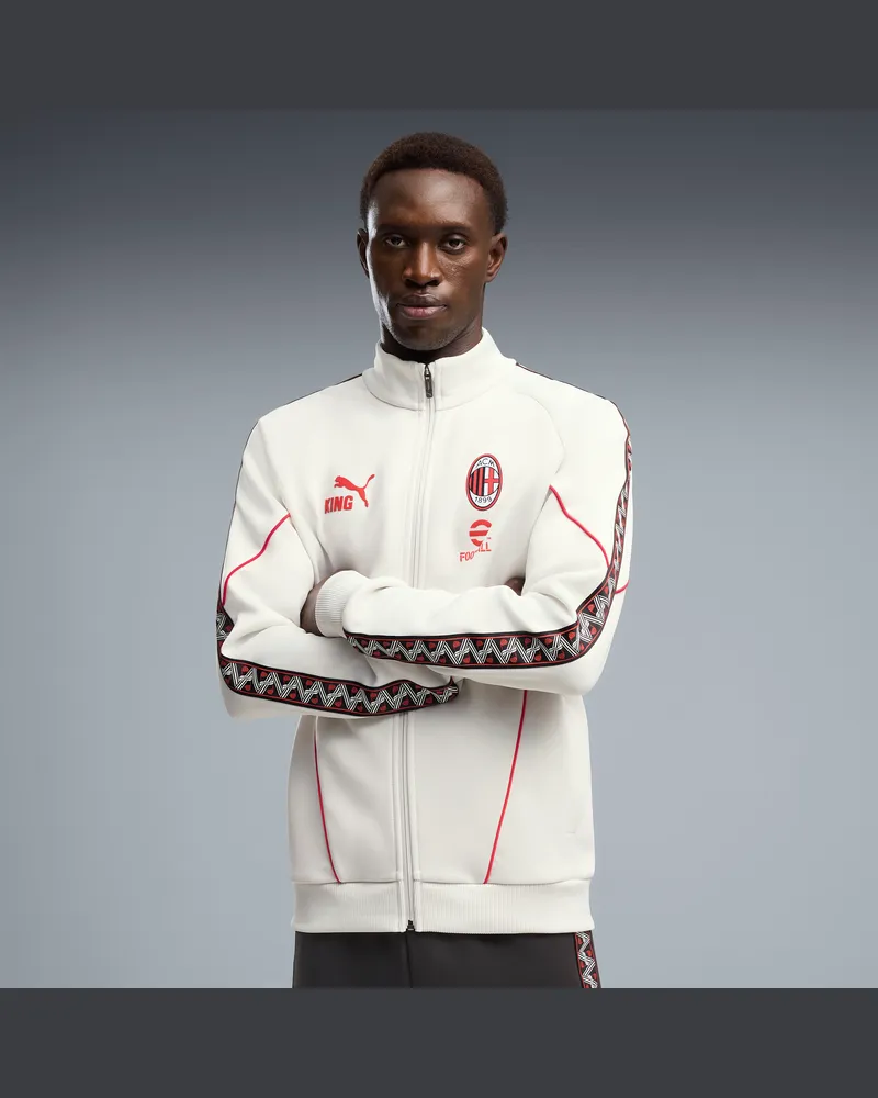 Puma AC Milan KING Anthem Jacke Herren, Kleidung, Grau Grau