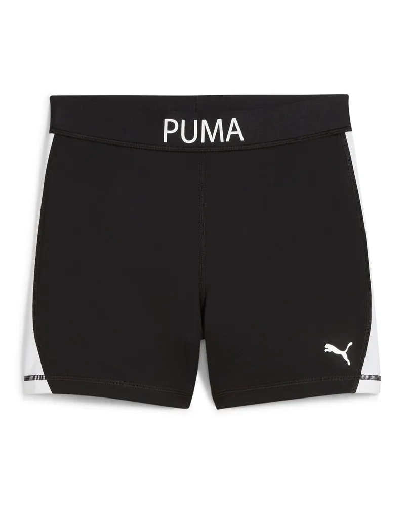 Puma STRONG Hochgeschnittene 4" Radlerhose Damen, Accessoires, Schwarz Schwarz