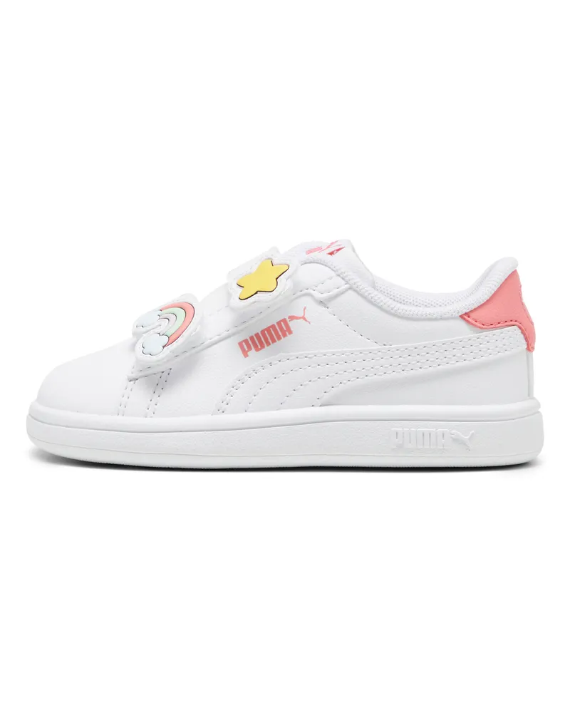 Puma Smash 3.0 Badges Sneakers Baby, Schuhe, Weiß Weiß