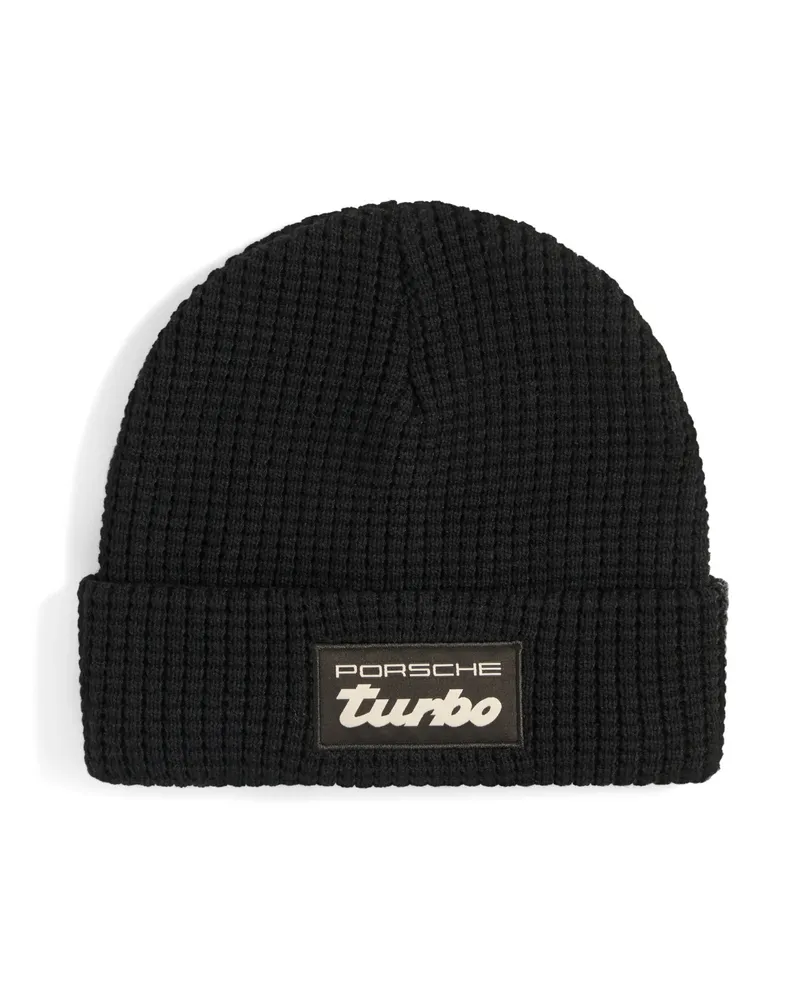Puma Porsche Legacy Beanie mit niedriger Krone, Accessoires, Schwarz Schwarz