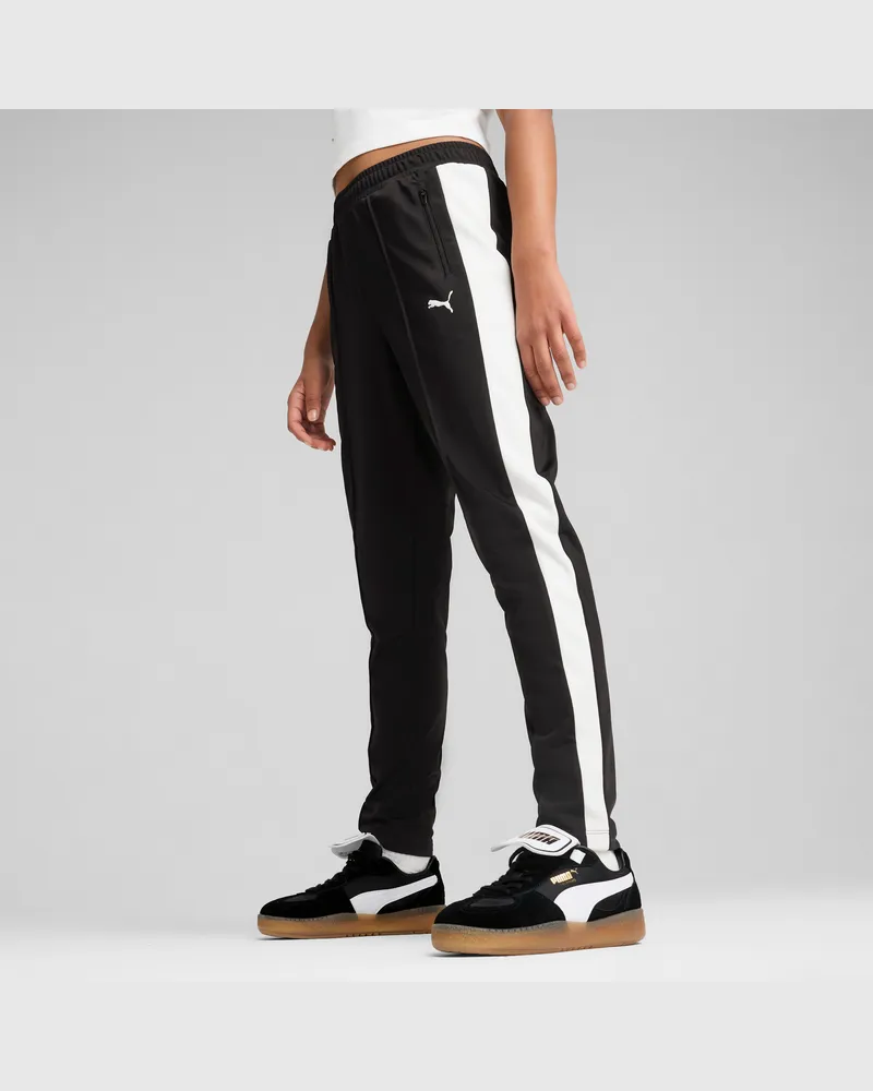 Puma T7 ALWAYS ON Slim Trainingshose Teenager, Kleidung, Schwarz Schwarz