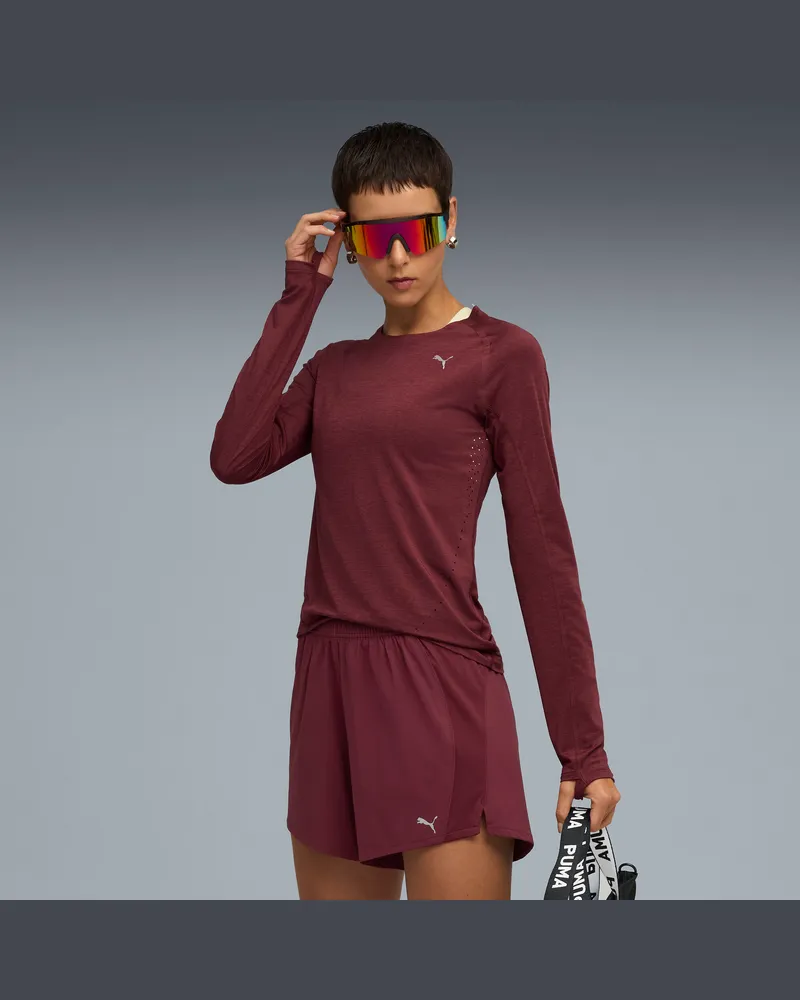 Puma RUN CLOUDSPUN Lauftop Damen, Kleidung, Rot Rot