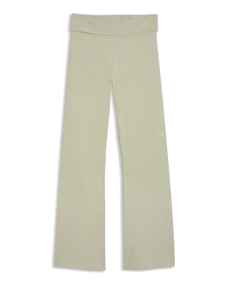 Puma x MADHAPPY Ausgestellte Hose Damen, Kleidung, Grün Grün
