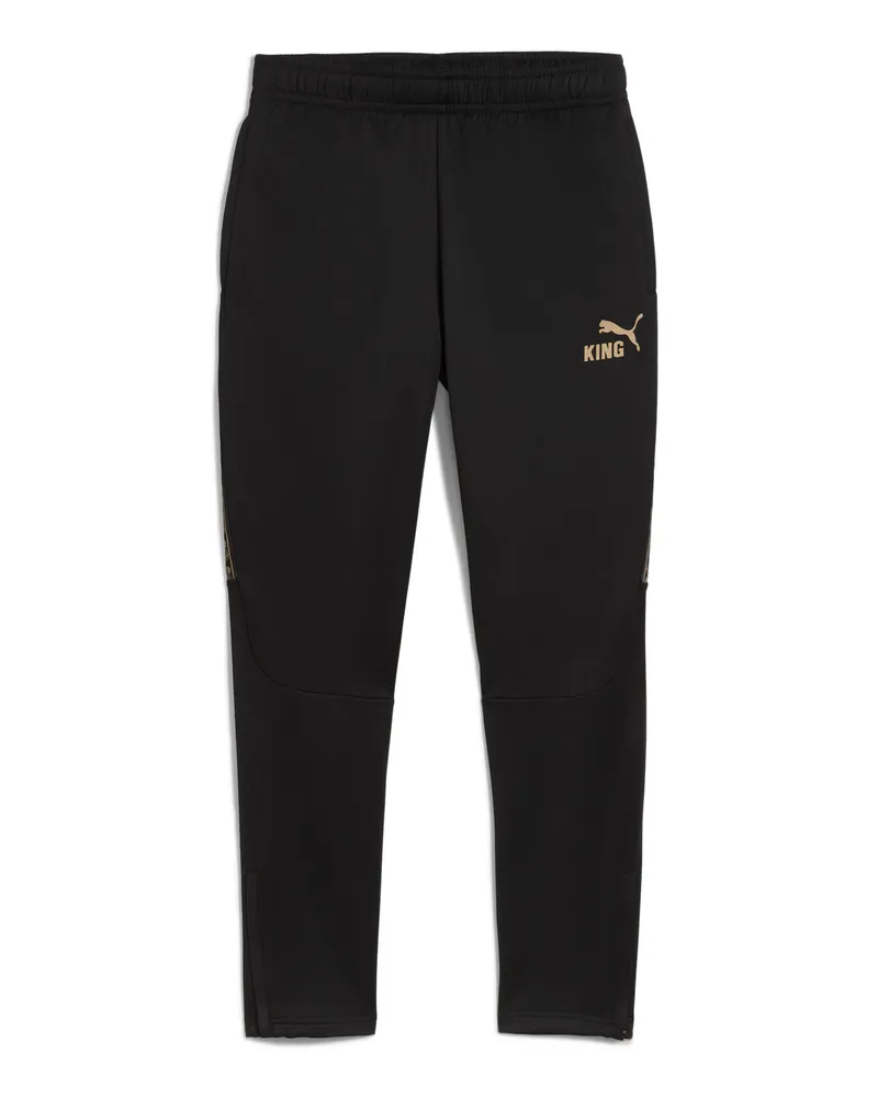 Puma KING Fußball-Trainingshose Winter Herren, Accessoires, Schwarz Schwarz