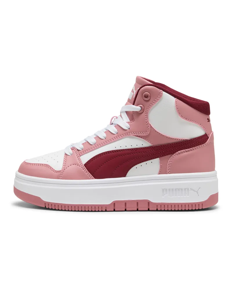 Puma Rebound Femme Mid Sneakers Damen, Schuhe, Rosa Rosa