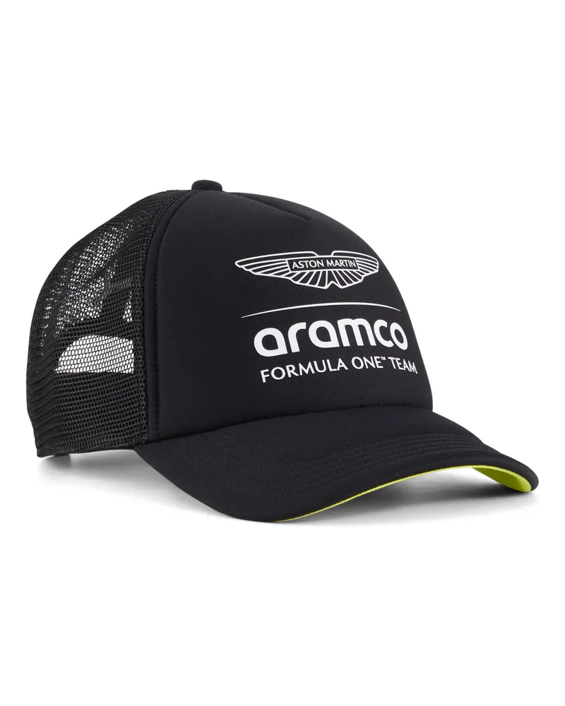 Puma x ASTON MARTIN ARAMCO F1® TEAM Trucker Cap, Accessoires, Schwarz Schwarz