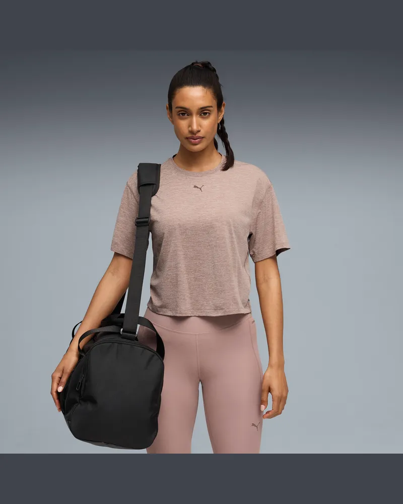 Puma CLOUDSPUN Relaxed T-Shirt Damen, Kleidung Beige