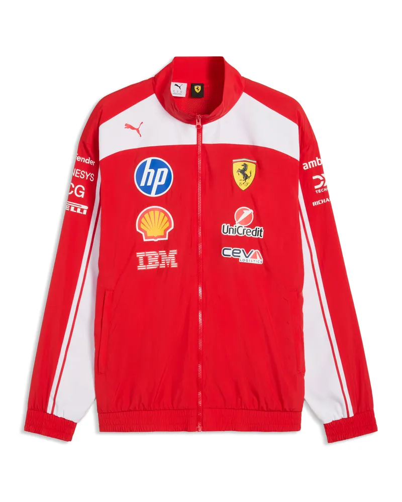 Puma Scuderia Ferrari HP Replica Drivers Authentic Trainingsjacke Herren, Accessoires, Rot Rot