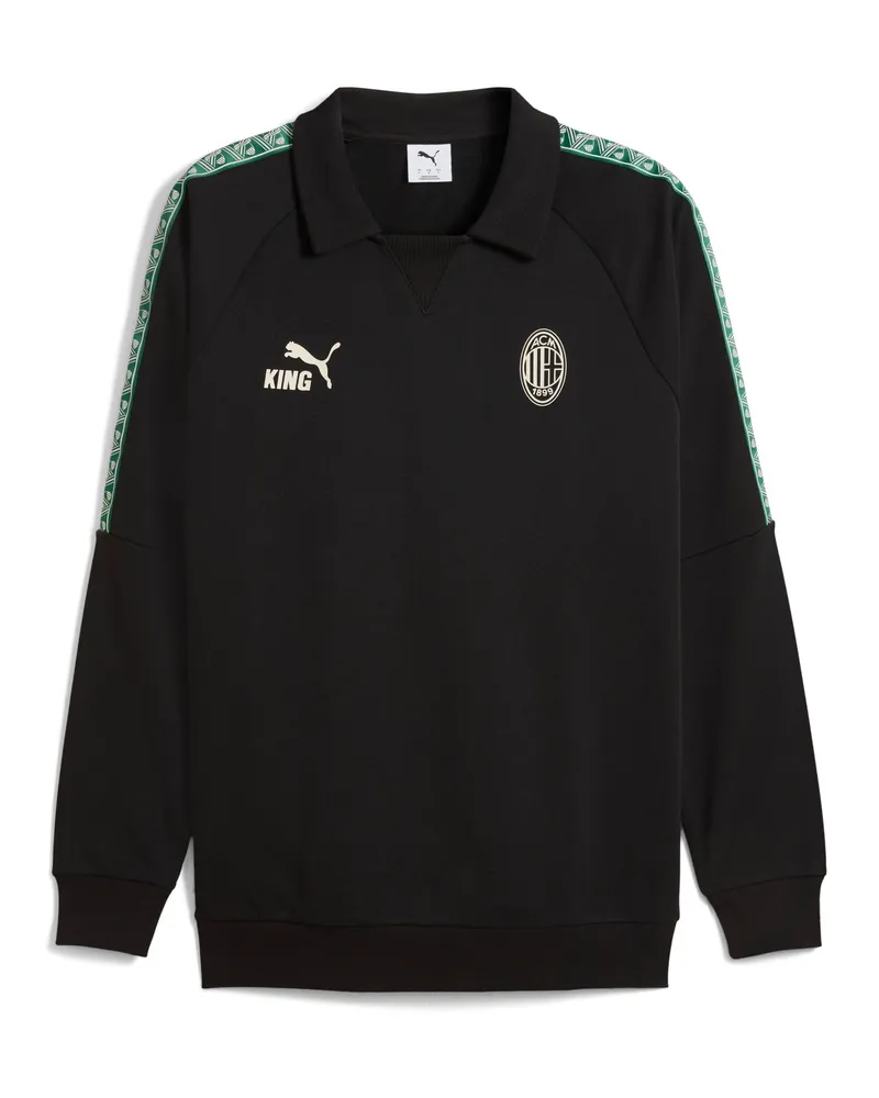 Puma AC Milan KING Drill Top Herren, Accessoires, Schwarz Schwarz