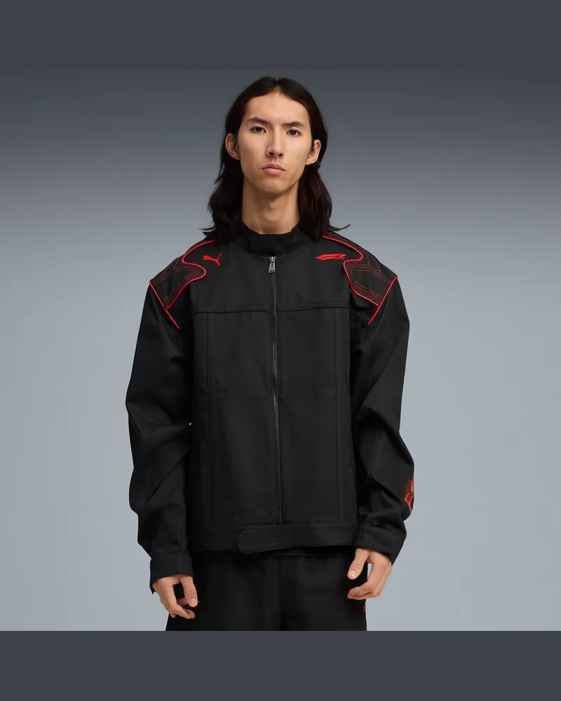 Puma F1® Lifestyle Racing Trainingsjacke Herren, Kleidung, Schwarz Schwarz