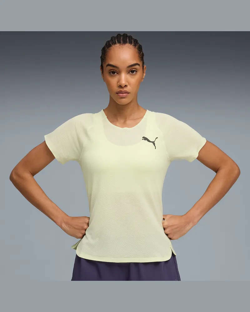 Puma Lightspeed Laufshirt Damen, Kleidung, GrÃ¼n Grã¼n
