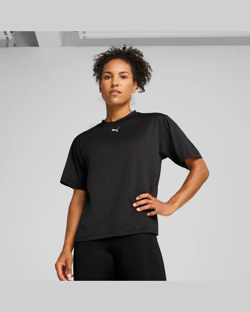 Puma Train All Day Essentials Relaxed T-Shirt Damen, Kleidung, Schwarz Schwarz