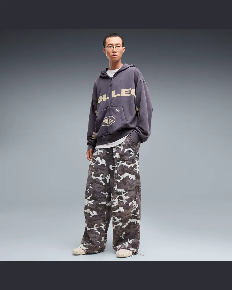 Puma TECH SPC Camo Oversized Hose Unisex, Accessoires, Grau Grau