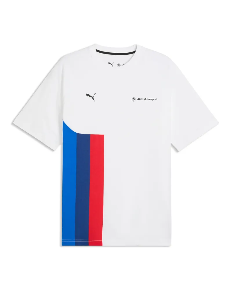 Puma BMW M MOTORSPORT TECH-X Relaxed T-Shirt Herren, Accessoires, Weiß Weiß
