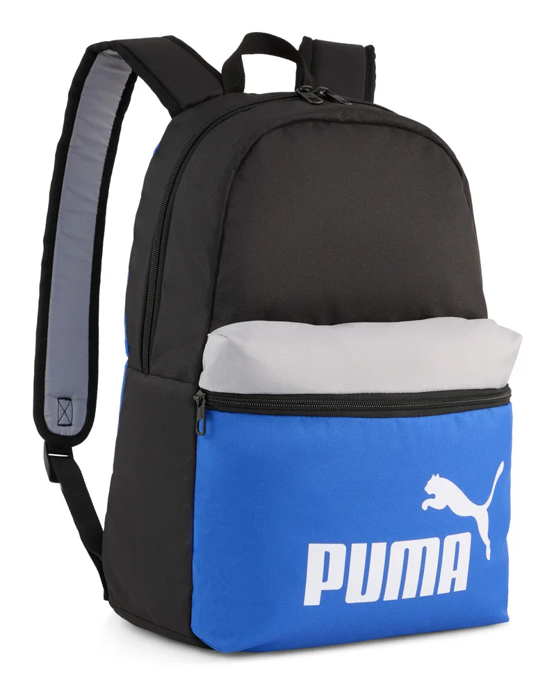 Puma Phase Rucksack mit Colour-Blocking, Accessoires, Schwarz Schwarz
