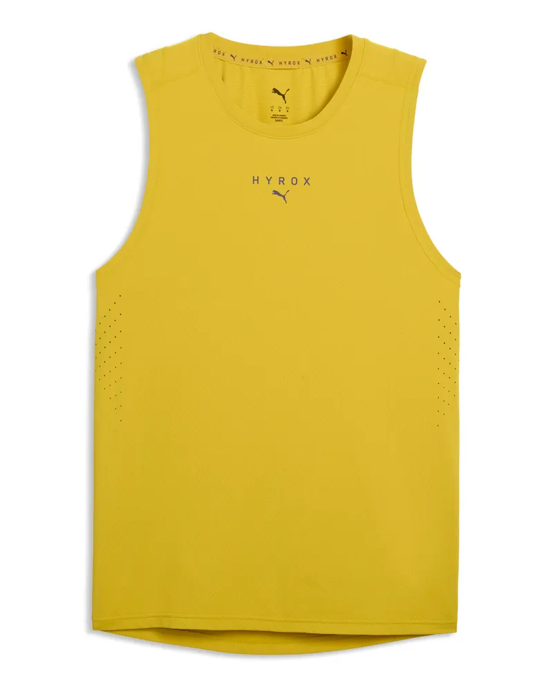Puma x HYROX DRYELITE Trainings-Tanktop Herren, Accessoires, Gelb Gelb