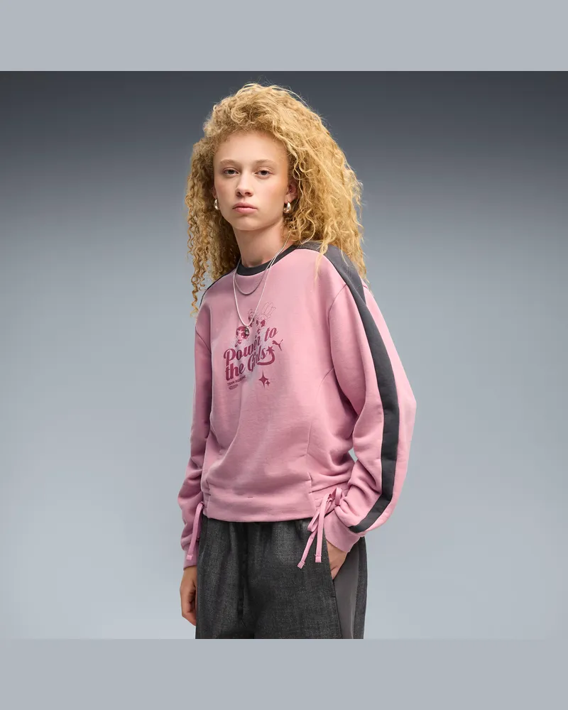 Puma x POWERPUFF GIRLS Sweatshirt Damen, Kleidung, Rosa Rosa