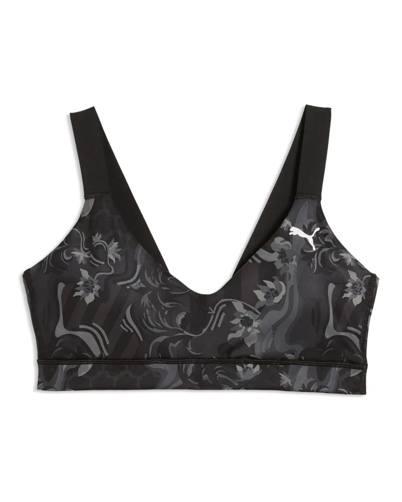 Puma League Sport-BH Damen, Accessoires, Schwarz Schwarz