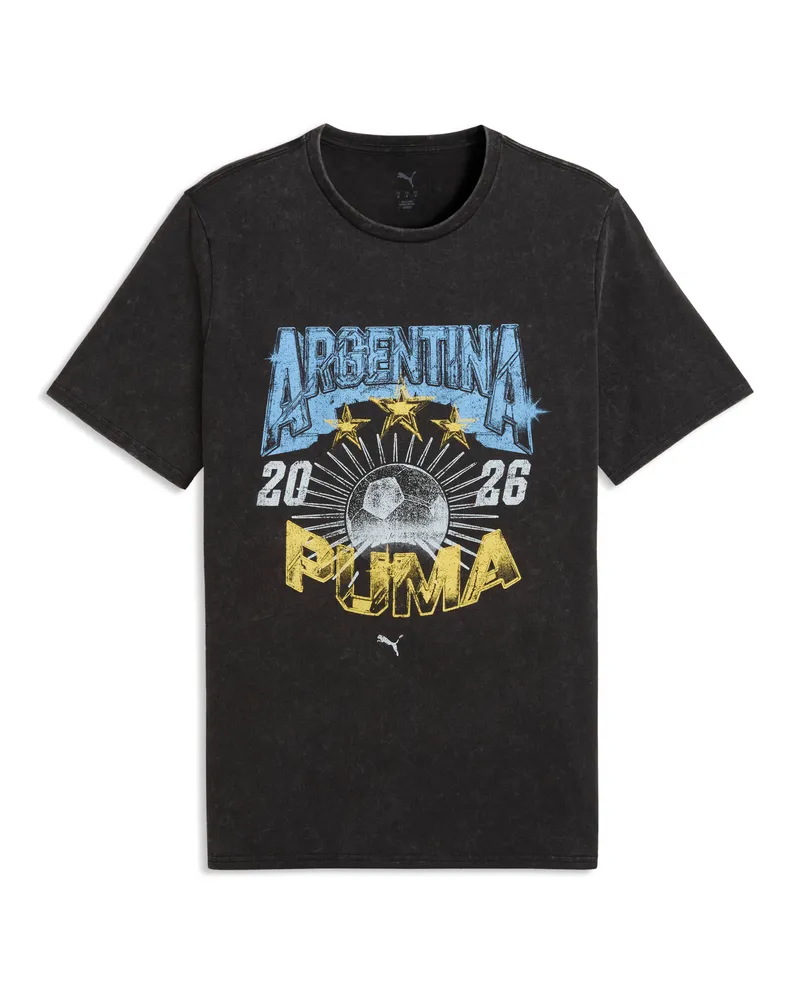 Puma Fanpack 90s Bespoke Relaxed T-Shirt Herren, Accessoires, Schwarz Schwarz