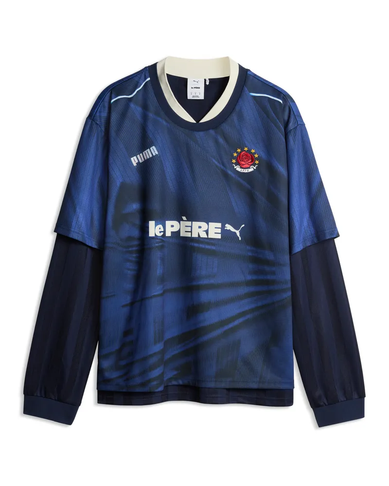 Puma x LE PÃˆRE Double Layer Relaxed Trikot Herren, Kleidung, Blau Blau