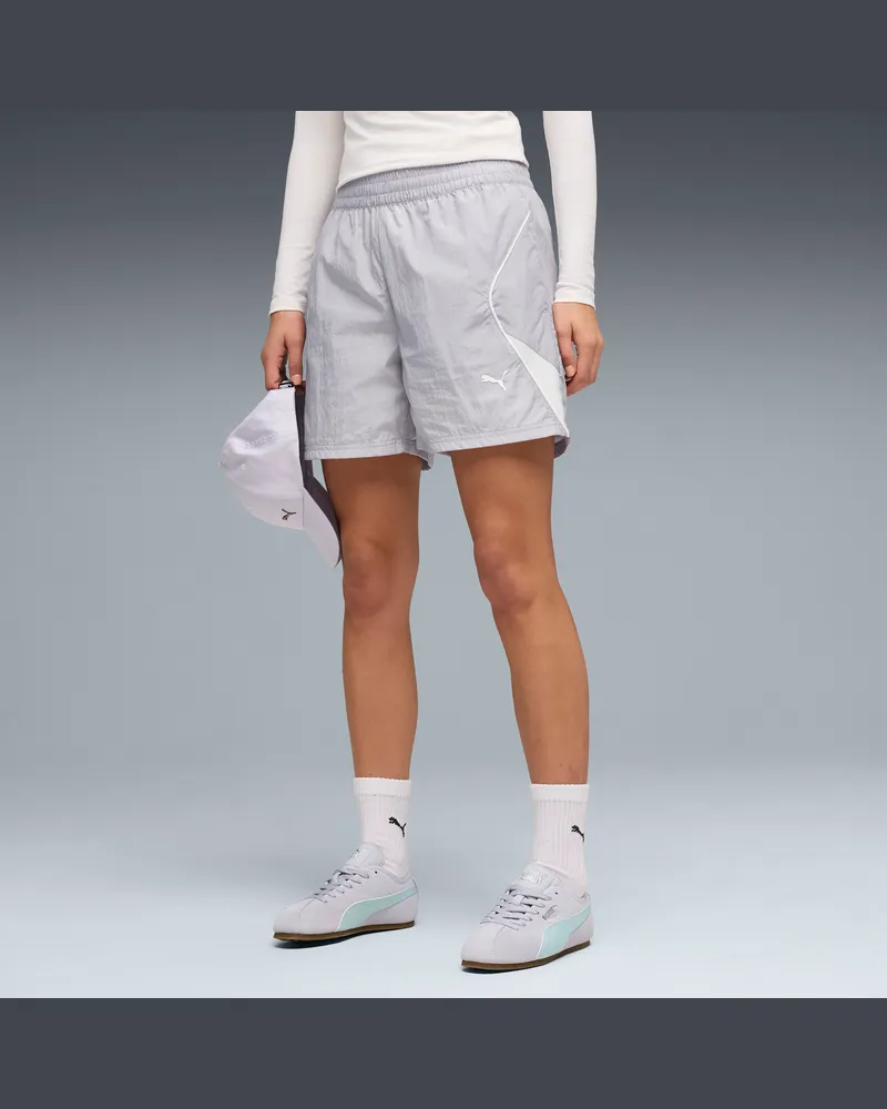 Puma Sport Gewebte 5" Shorts Damen, Kleidung, Grau Grau