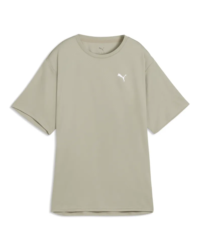 Puma Chrome Trainings-T-Shirt Damen, Kleidung Beige