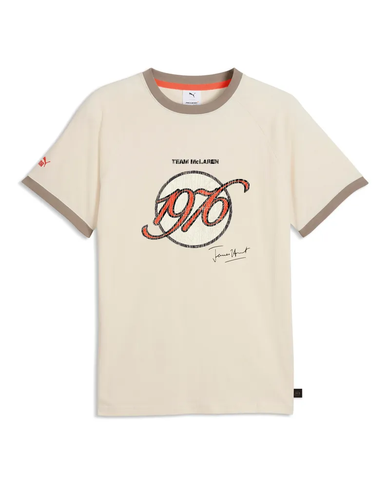 Puma McLAREN RACING James Hunt Ringer T-Shirt Unisex, Accessoires, Weiß Weiß