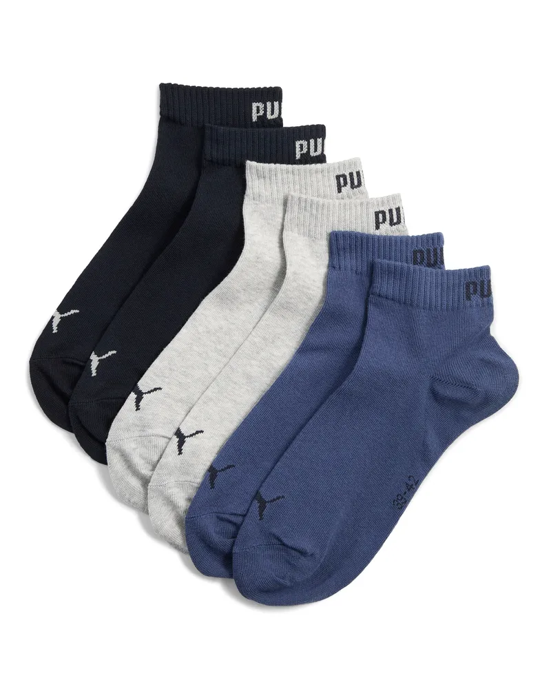 Puma Sportsocken 3er-Pack Unisex, Kleidung, Blau Blau