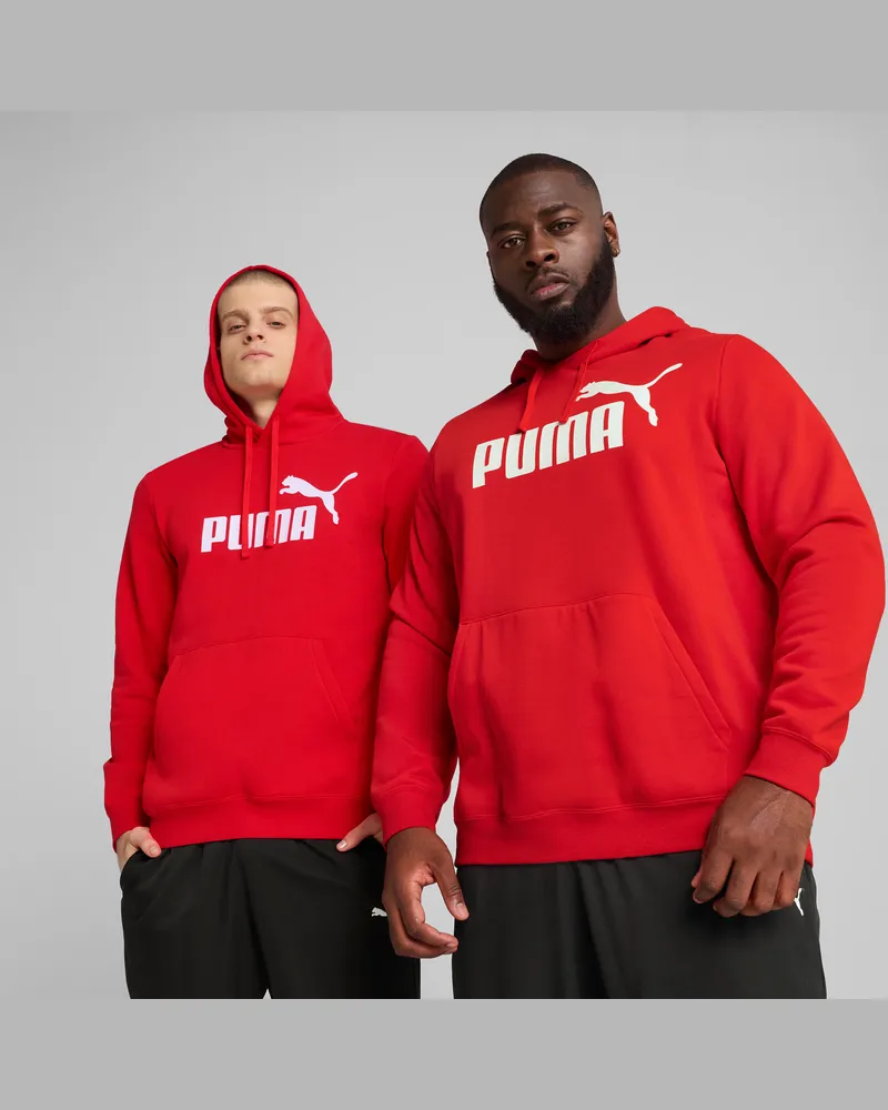 Puma Essentials No. 1 Logo Hoodie Herren, Kleidung, Rot Rot