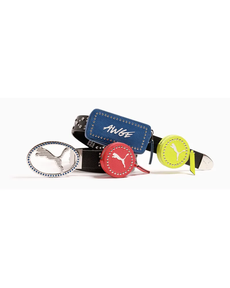 Puma A$AP ROCKY x  Ledergürtel, Accessoires, Schwarz Schwarz